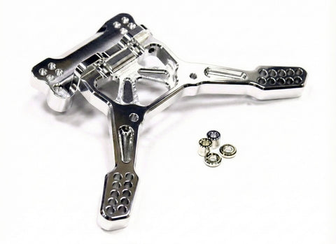 Billet Machined Rear Shock Tower for HPI 1/10 Nitro Firestorm Stadium Truck