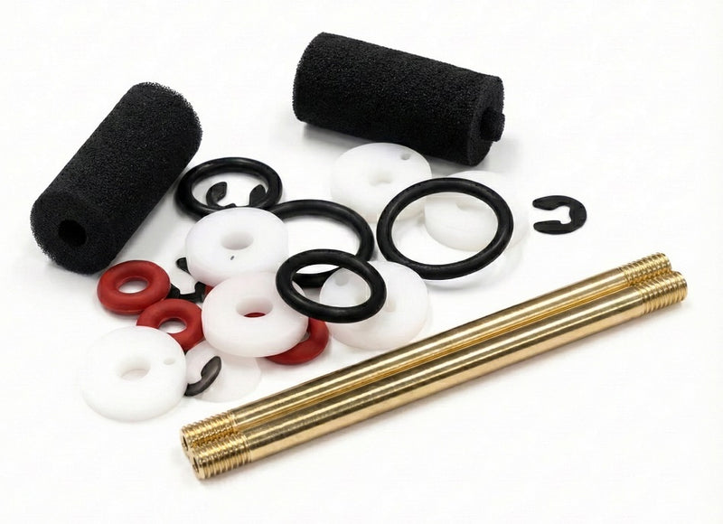 Front Piggyback Shock Rebuild Kit (2) for T6647 Type HPI Blitz Shocks
