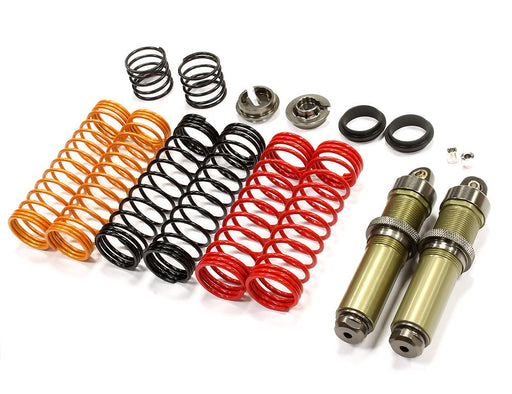Big Bore Threaded Shock Body (2) Kit w/ Springs for HPI Savage Flux & X 4.6 2011
