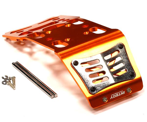 Billet Machined Skid Plate for HPI 1/8 Savage XL, Flux & X 4.6 RTR Monster Truck