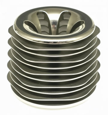 HEXMAX Chrome Heatsink for Team Associated MGT 21 Engine