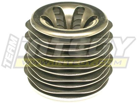 HEXMAX Chrome Heatsink for Team Associated MGT 21 Engine