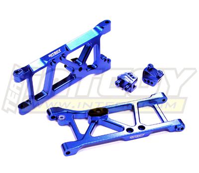 Billet Machined HD Rear Suspension Arm Set for Team Associated 1/8 RC8 Buggy