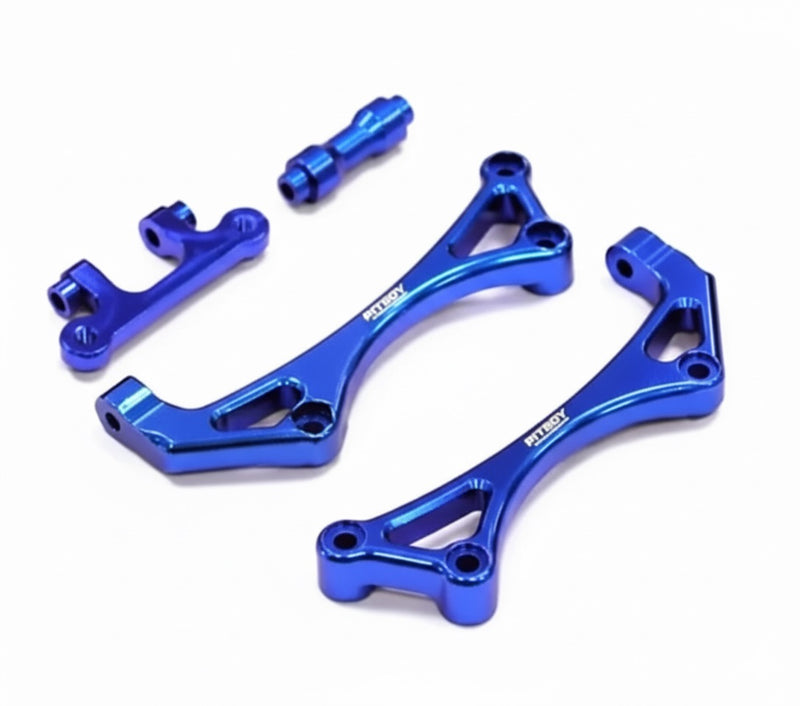 Billet Machined Front Bumper Mount (2) for Associated 1/8 SC8 Short Course Truck