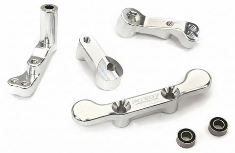 Billet Machined Steering Saver + Bell Crank w/ Ball Bearings for Associated GT2
