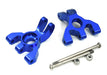Billet Machined Blue Rear Hub Carriers for Traxxas 1/10 Jato