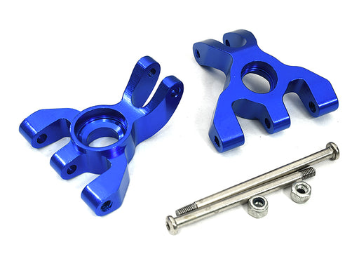 Billet Machined Blue Rear Hub Carriers for Traxxas 1/10 Jato