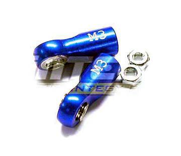 Alloy Ball End 3mm (2) for Stock 1/10 Revo, E-Revo, Summit & Slayer(both) Shocks