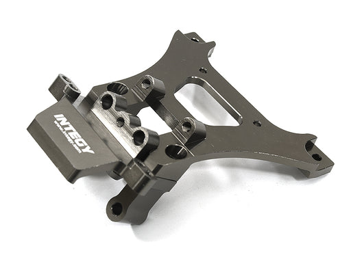 Billet Machined Alloy Front Bulkhead for Traxxas 1/10 Scale Jato - Grey Finish