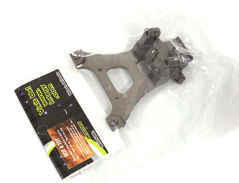 Billet Machined Alloy Front Bulkhead for Traxxas 1/10 Scale Jato - Grey 5530 | Jato 2.5 & Jato 3.3