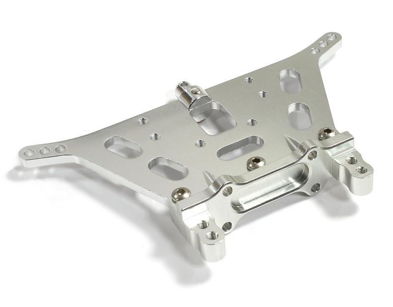 Billet Machined V2 Rear Shock Tower for Traxxas 1/10 Rustler 2WD