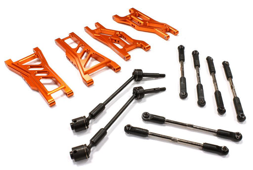 Billet Complete Extended EXT Suspension Set+Drive Shafts for 1/10 Slash 2WD