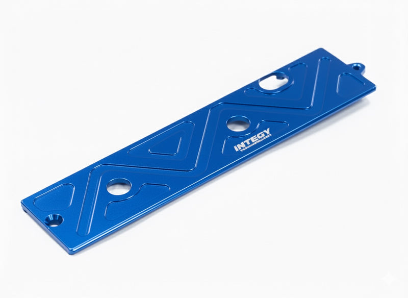 Billet Machined Lower Protective Plate A for Associated Mini MGT 3.0 Truck