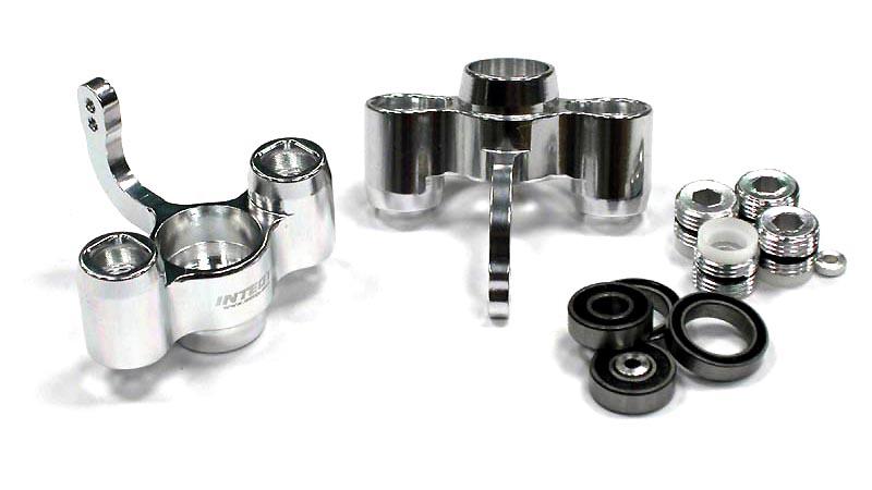 Billet Machined Rear Steering Blocks for Associated Mini MGT 3.0 Monster Truck
