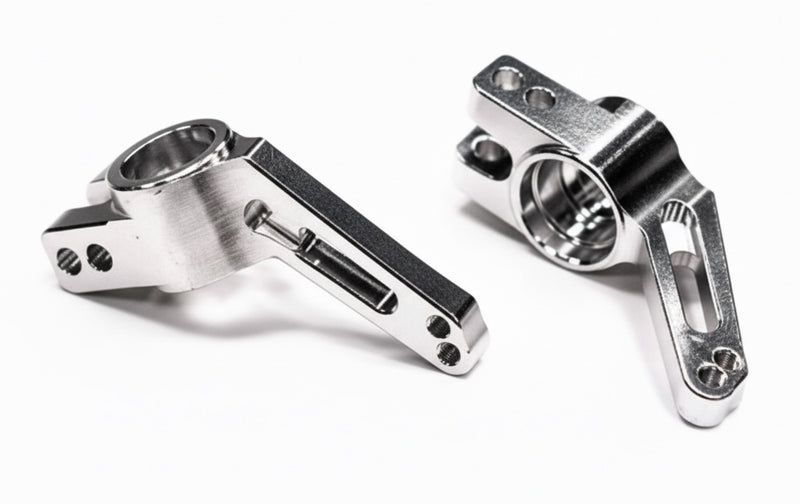Machined Rear Hub Carriers for Traxxas 1/10 Rustler 4X4 & Slash 4X4 (6808)
