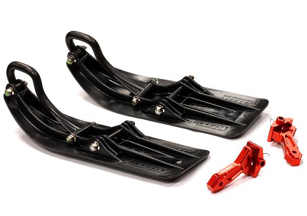 Front Sled Ski Attachment Set for Slash 2WD, Stampede 2WD, Rustler 2WD & Bandit