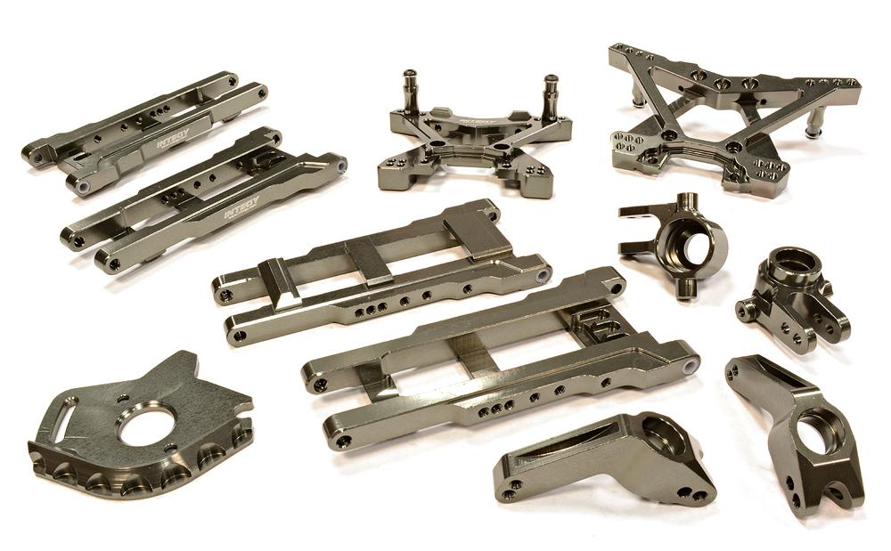 Billet Machined Suspension Set for 1/10 Stampede 4X4 & Slash 4X4 (non-LCG)