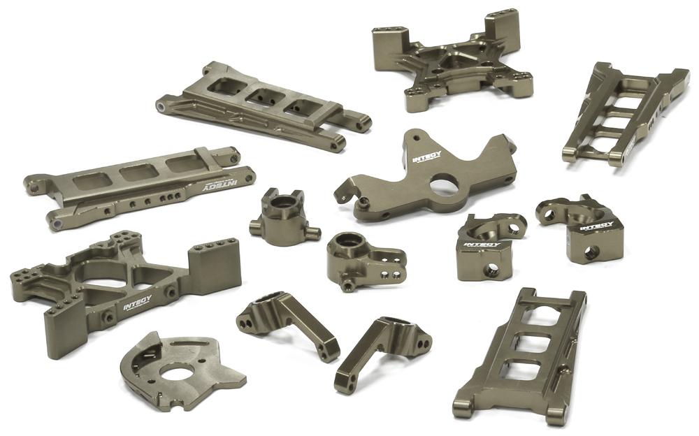 Billet Machined T2 Conversion Kit for 1/10 Stampede 4X4 & Slash 4X4 (non-LCG)