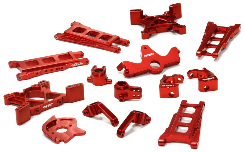 Billet Machined T2 Conversion Kit for 1/10 Stampede 4X4 & Slash 4X4 (non-LCG)