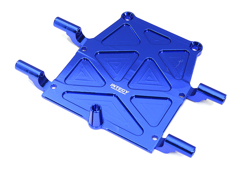 Billet Machined Rear Under Cover + Antenna Mount for Tamiya CR01