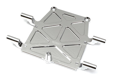 Billet Machined Rear Under Cover + Antenna Mount for Tamiya CR01