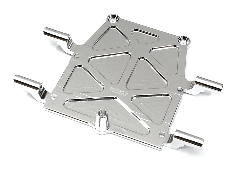 Billet Machined Rear Under Cover + Antenna Mount for Tamiya CR01