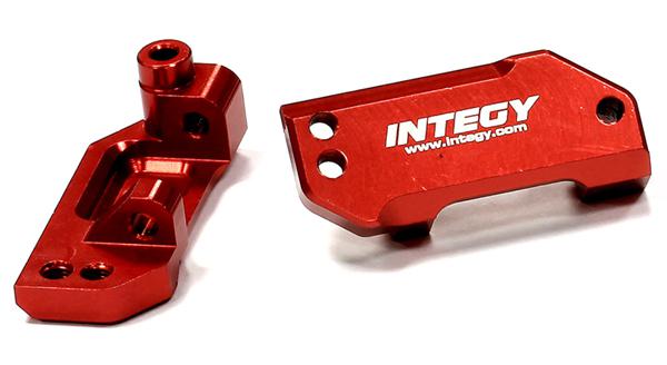 Red Billet Machined Front Caster Blocks for Traxxas Slash 2WD 1/10 Scale