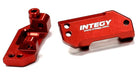 Red Billet Machined Front Caster Blocks for Traxxas Slash 2WD 1/10 Scale