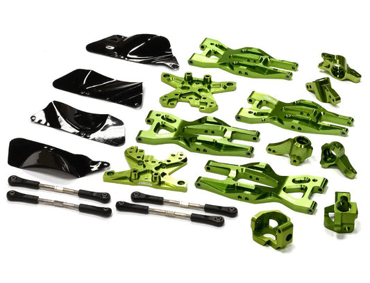 Green Billet Machined Suspension Upgrade Kit for HPI 1/10 Bullet MT & Bullet ST