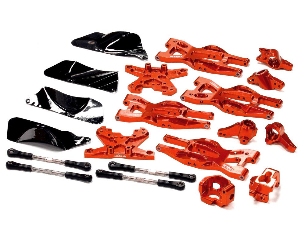 Red Billet Machined Suspension Upgrade Kit for HPI 1/10 Bullet MT & Bullet ST