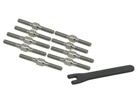 3Racing Titanium Turnbuckle Set for Tamiya TA05-IFS Chassis