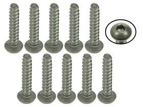 3Racing M2 x 10 Titanium Button Head Hex Socket - Self Tapping (10 Pcs)