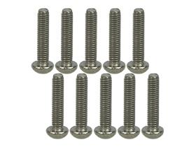 3Racing M3 x 14 Titanium Button Head Hex Socket - Machine (10 Pcs)