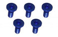 M3 x 8 AL7075 Flat Head Hex Socket - Machine (5 Pcs) Blue