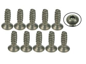 3Racing M3 x 10 Titanium Flat Head Hex Socket - Self Tapping (10 Pcs)