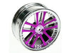 3Racing 1/10 5 Dual Spoke Rim On Road (0 Offset - 24mm) 4pcs- Purple